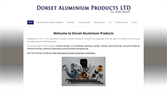 Desktop Screenshot of dorsetaluminium.com